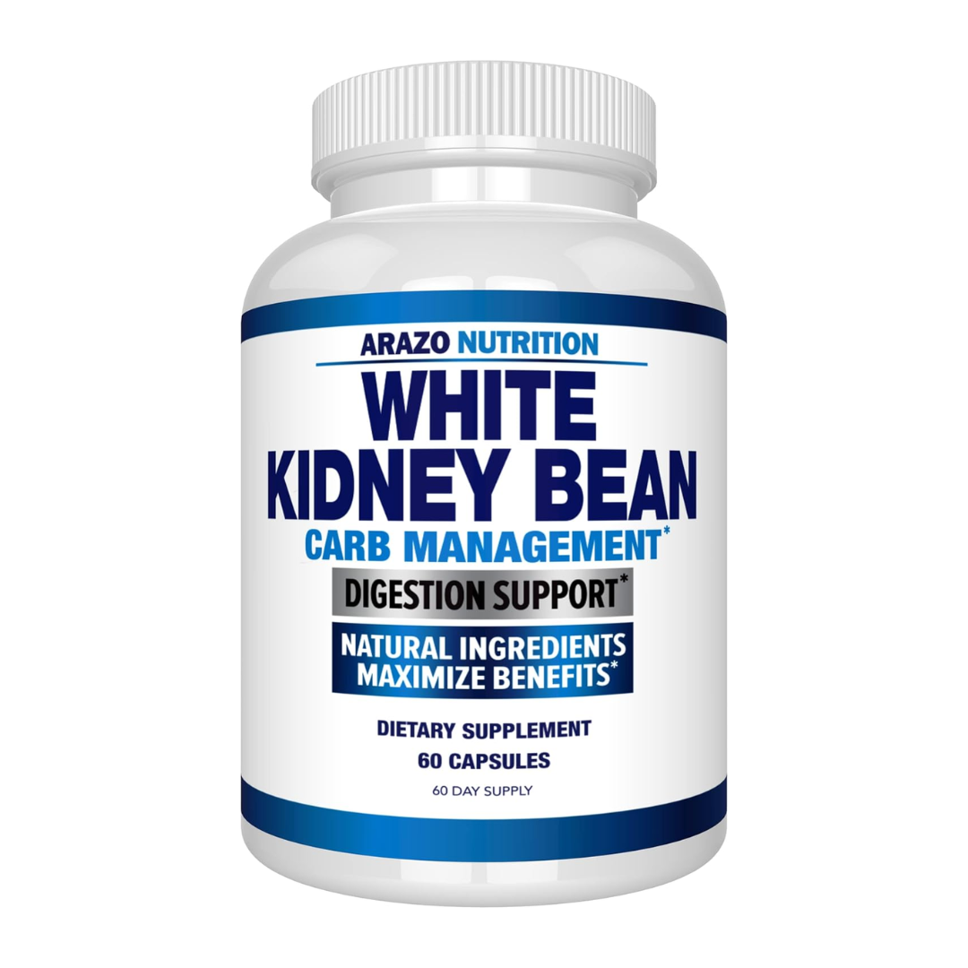 Arazo Nutrition White Kidney Bean Carb Management, 60 Capsules