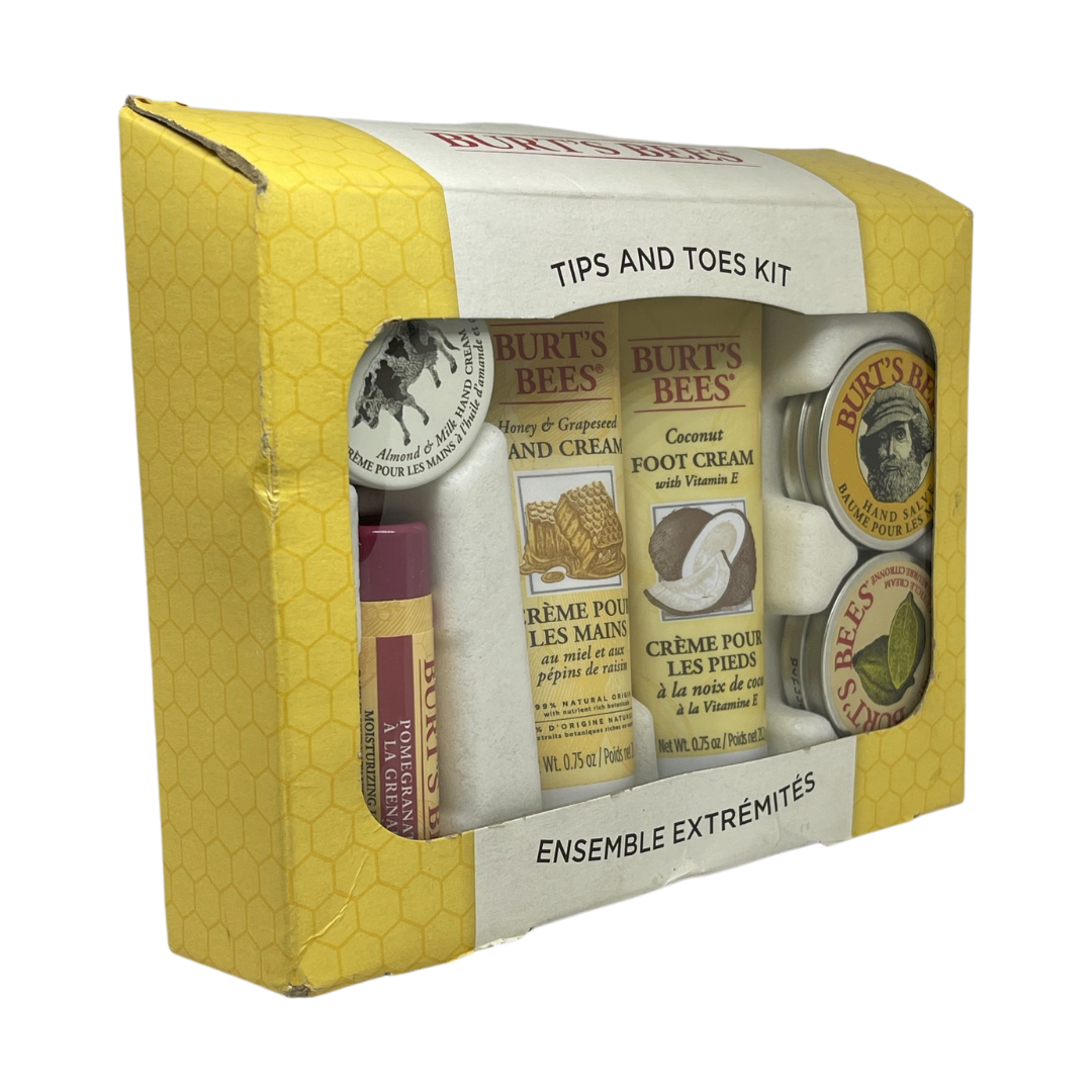 Burt's Bees Travel Size Tips and Toes Care Kit, 6 Count