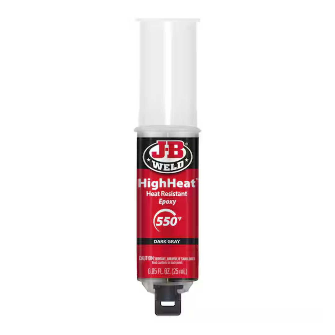 JB Weld HighHeat Heat Resistant Epoxy 0.85 fl oz / 25ml (50197)