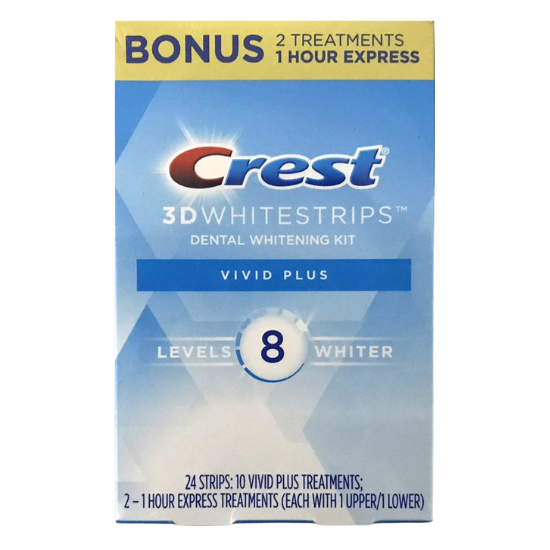 Crest 3D White Whitestrips Vivid Plus 24 Strips
