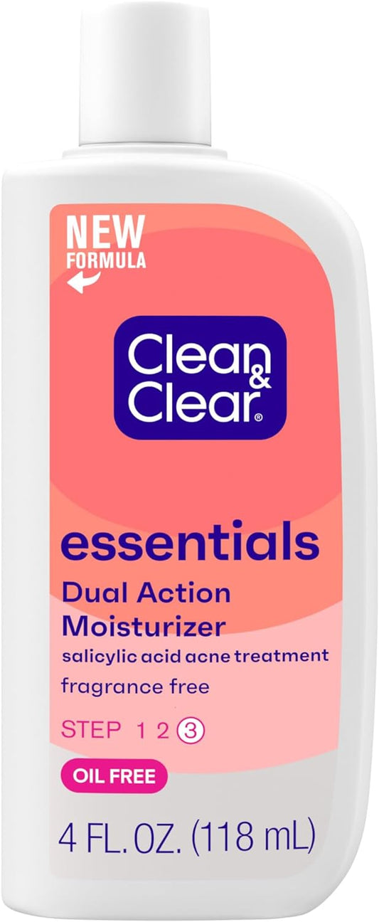 Clean & Clear Dual Action Moisturizer Oil-free 4 fl oz