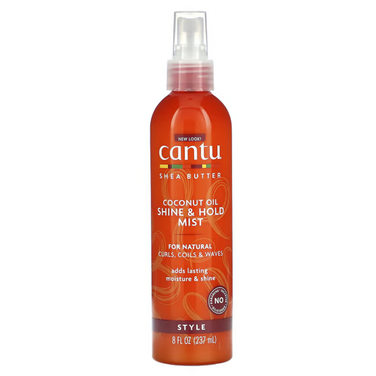 Cantu Shea Butter for Natural Hair Coconut Oil Shine and Hold Mist, 8 fl.oz / 237ml