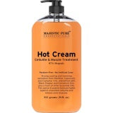 Majestic Pure Hot Cream Cellulite & Muscle Treatment 9 oz PACKAGING MAY VARY
