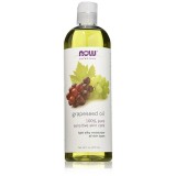 NOW Grape Seed Oil 100% Pure Sensitive Skin Care, 16 oz