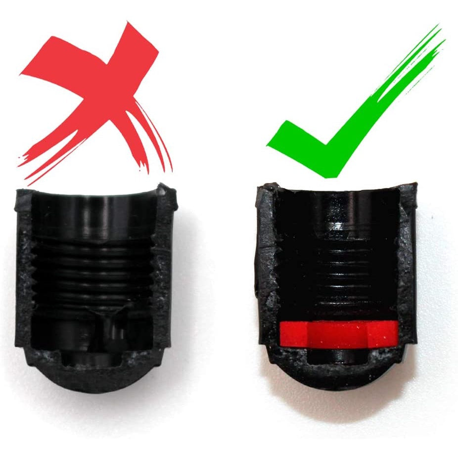 Samikiva Tire Stem Valve Caps With O Rubber Ring Heavy Duty Black 30 Count