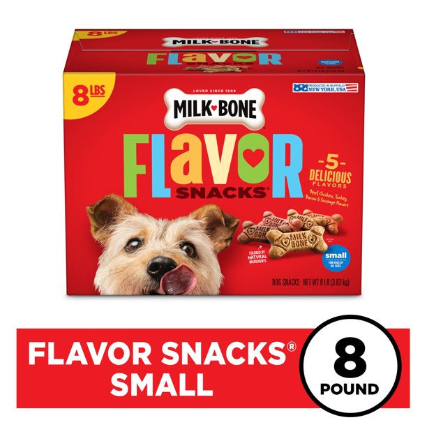 Milk Bone Flavor Snacks For Dogs All Sizes Crunch Variety Pack Small 8 Lbs