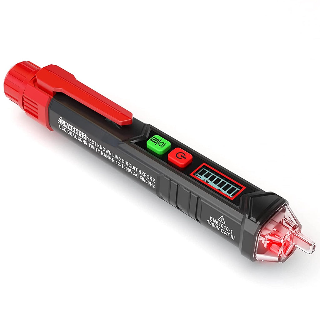 Kaiweets Non-Contact AC Voltage Detector, Buzzer Alarm, Wire Breakpoint Finder NCVT-2