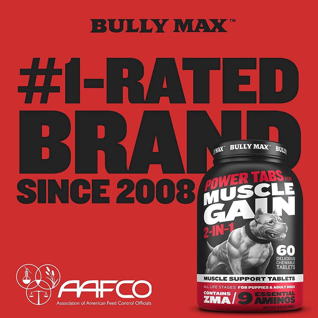 The Original Bully Max Supplements Muscle Builder for Dogs,  PACKAGING MAY VARY