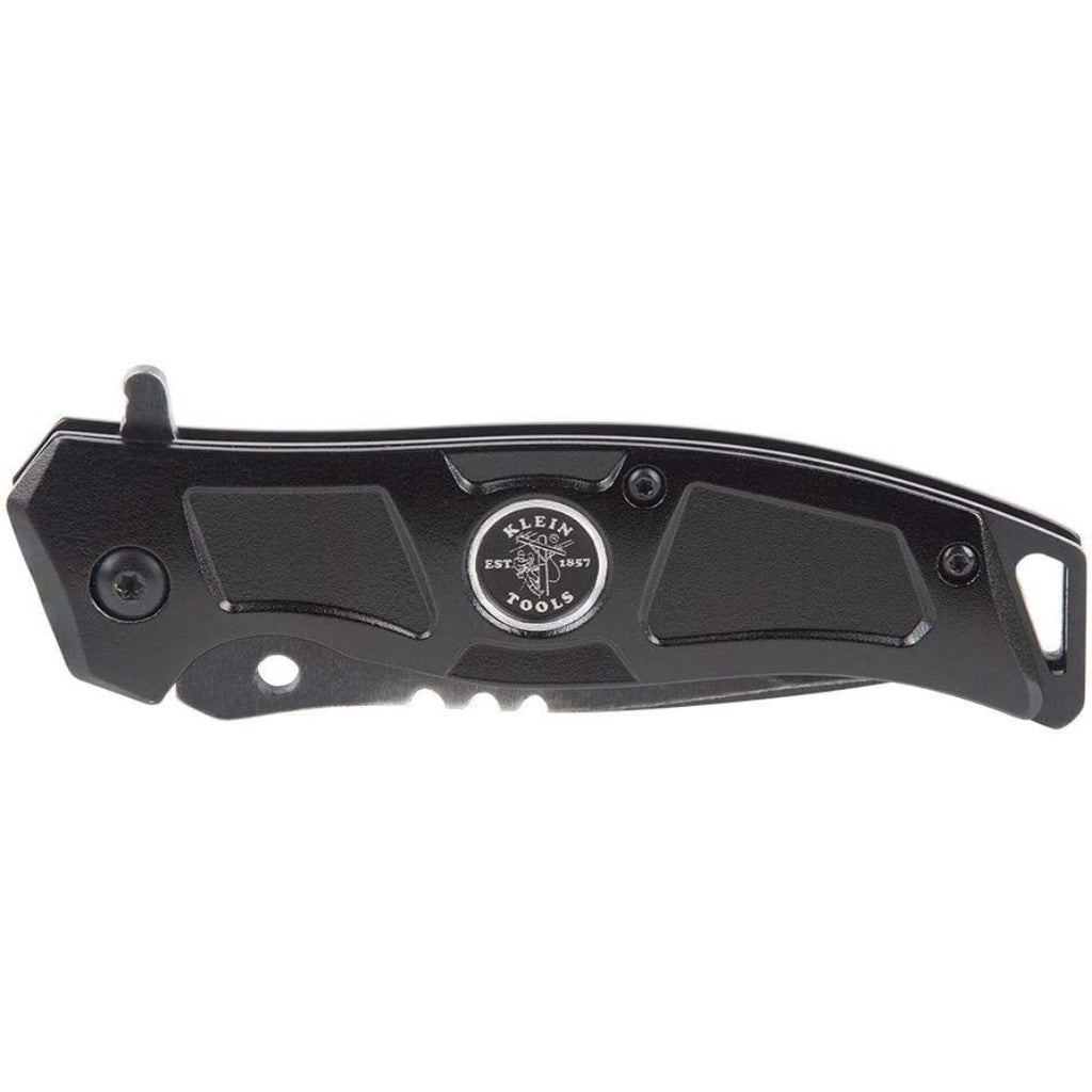 Klein Tools Electrician's Knife Stripping Notches and Wire Loop Hole 44228