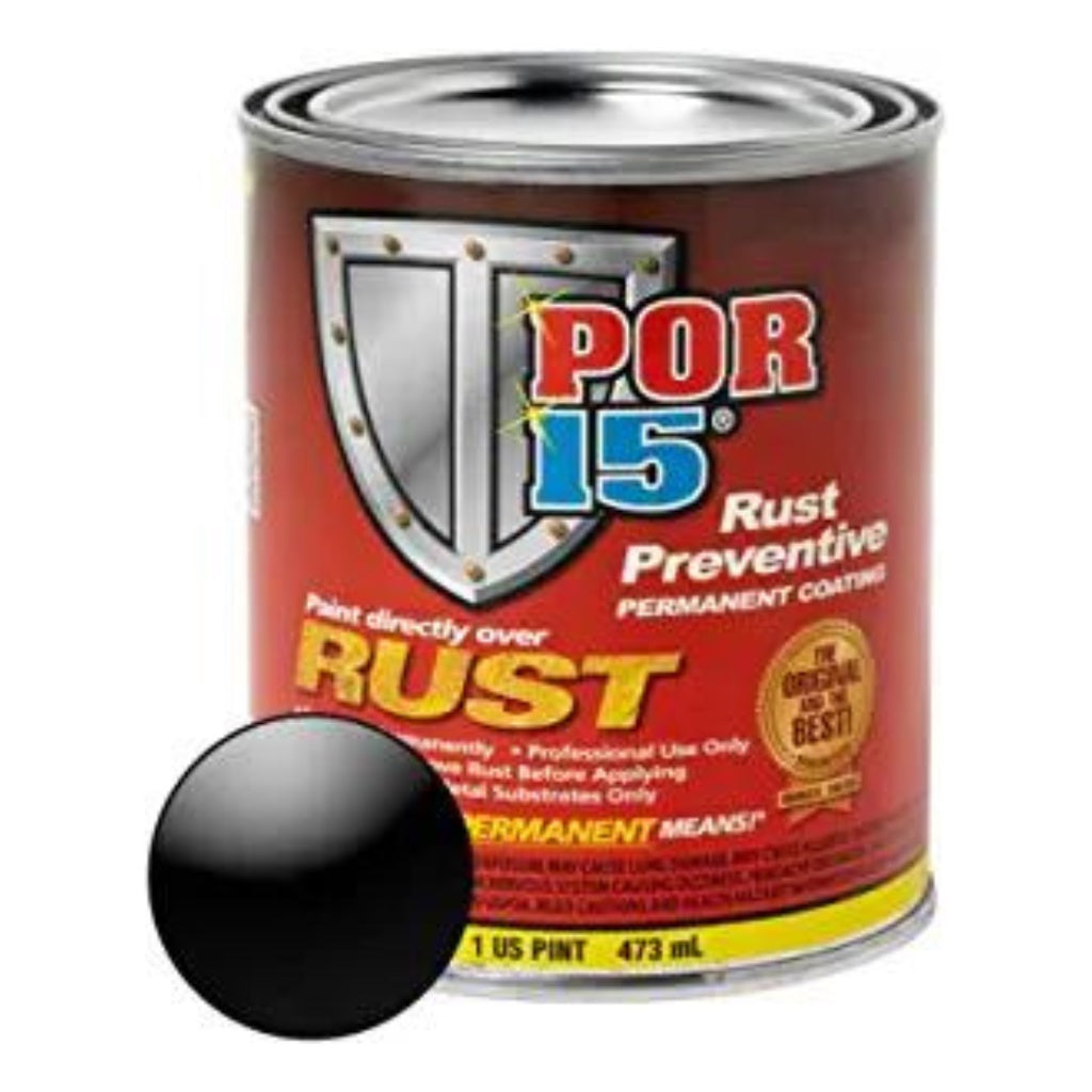 Por 15 Rust Preventive Permanent Coating Gloss Black 473 ml