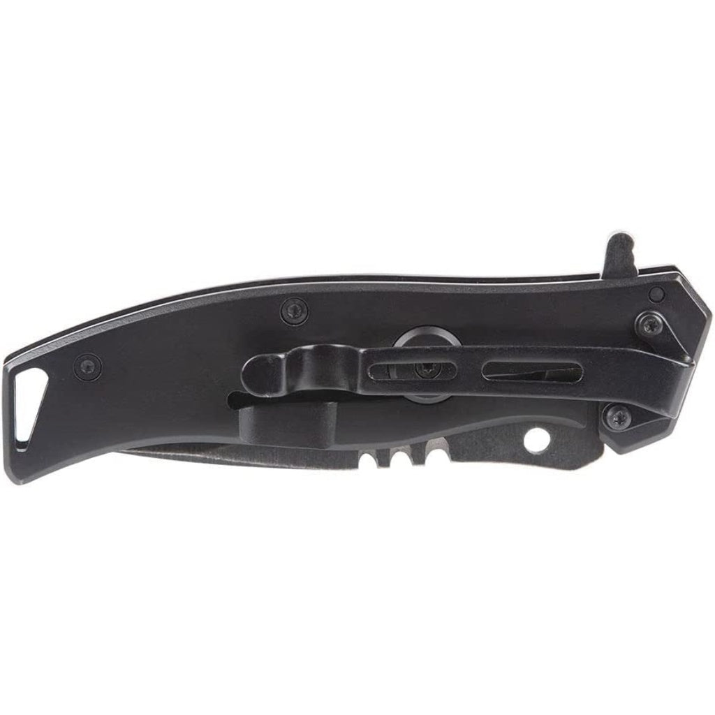 Klein Tools Electrician's Knife Stripping Notches and Wire Loop Hole 44228