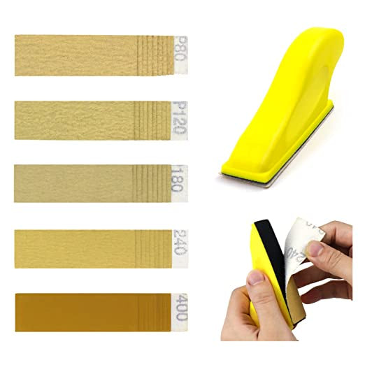Poliwell Micro Detail Sanding Tools Multipurpose Professional Detail Sanding Kit