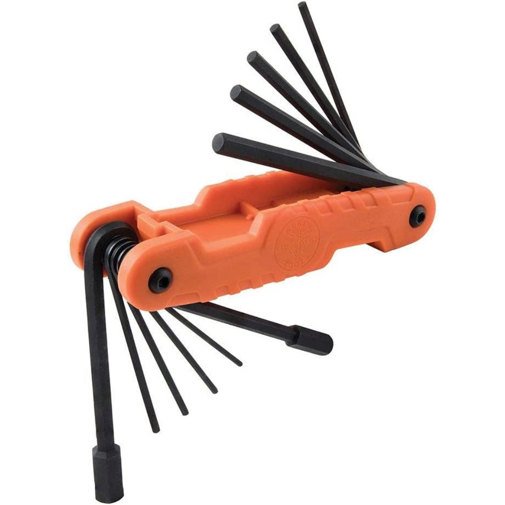 Klein Tools Pro Folding x11 Hex Key Set Extended Reach 4 inch 70550