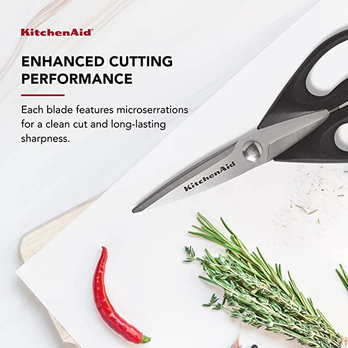Kitchen Aid Utility Shears Premium Grade Stainless Steel Blades
