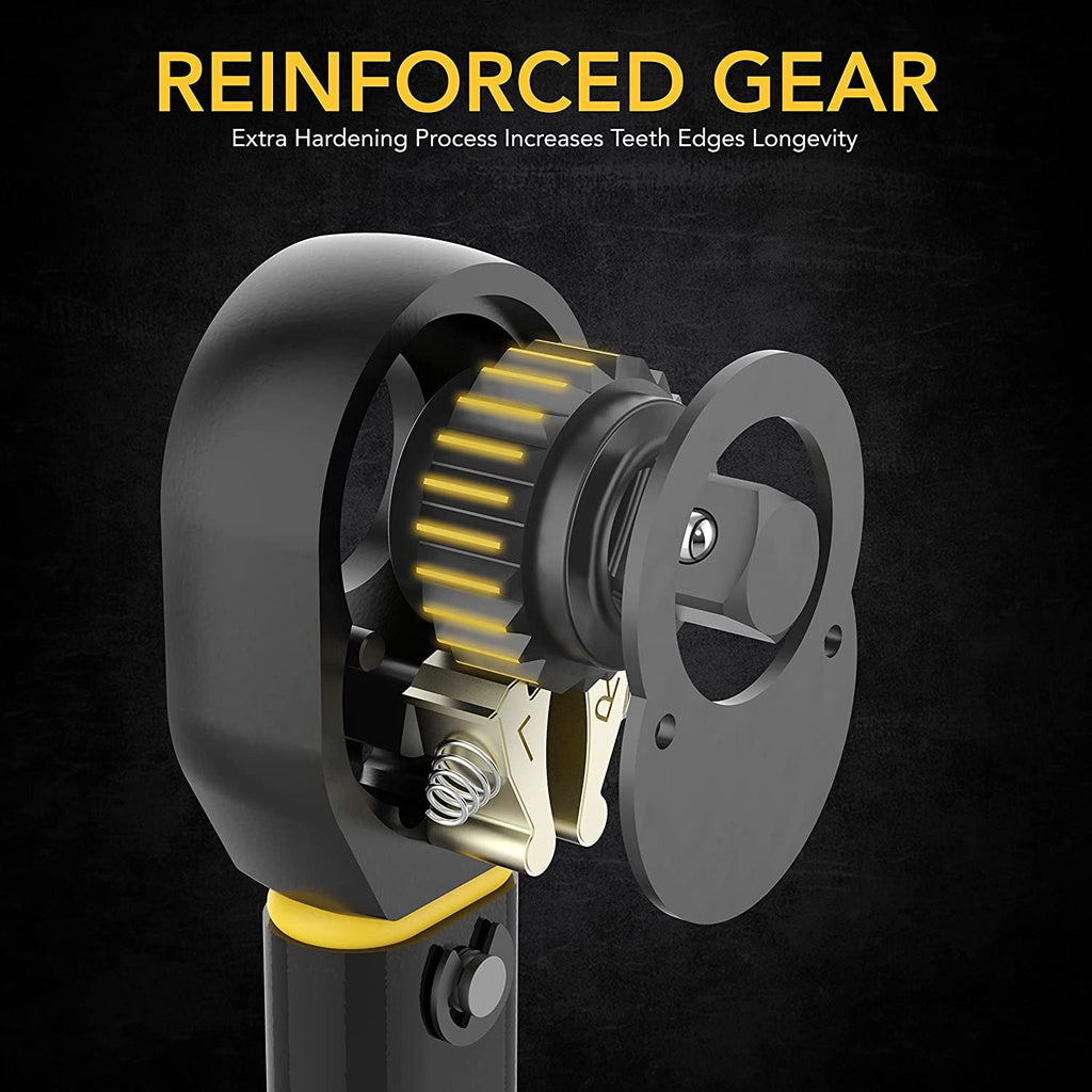 Lexivion 3/8-Inch Drive Click Torque Wrench 10~80 Ft-Lb/13.6~108.5 Nm (LX-182)