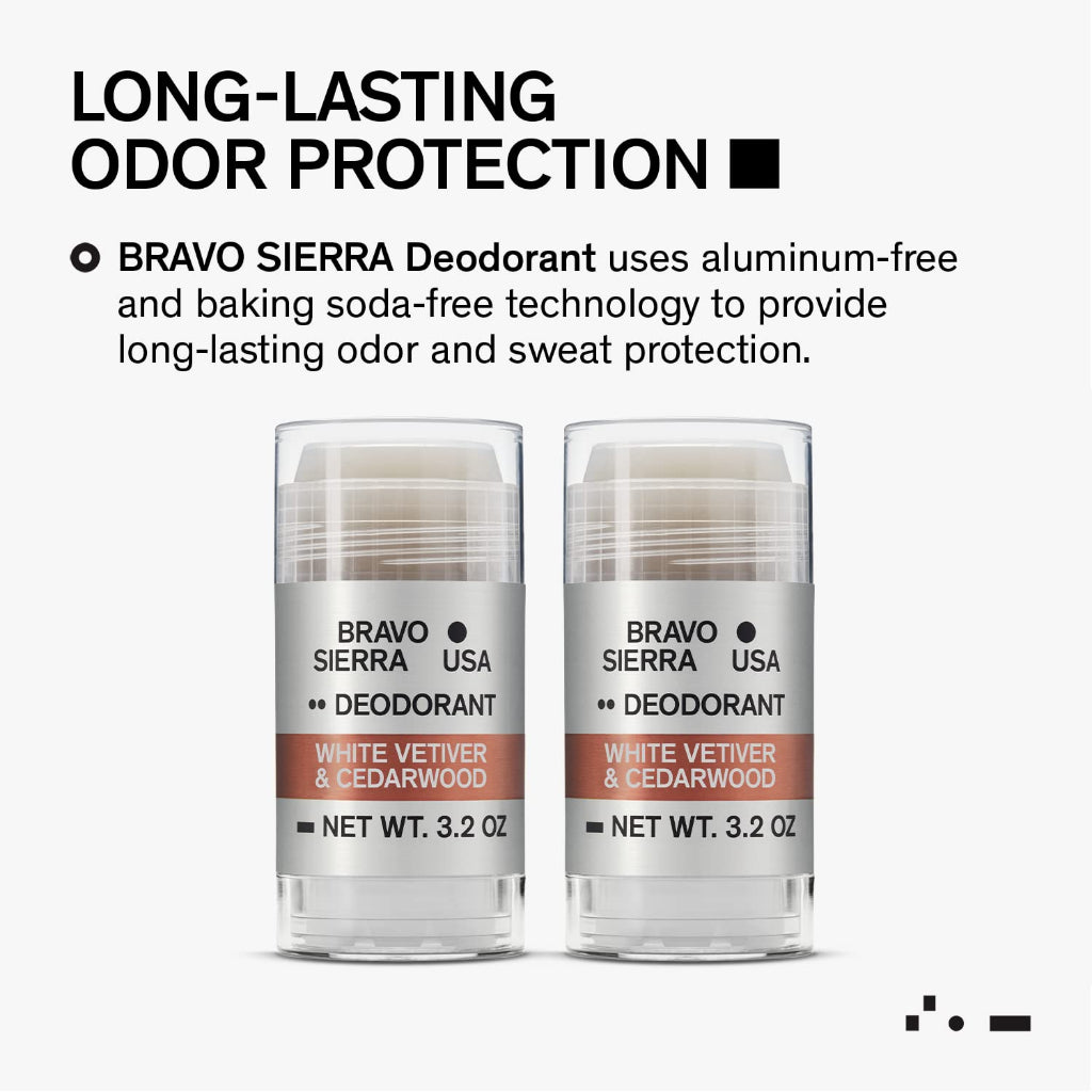 Bravo Sierra USA Deodorant for Men 3.2 Oz