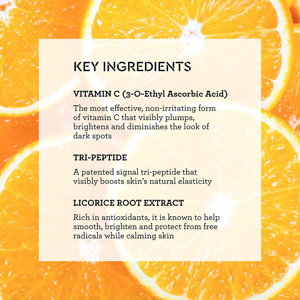 Bliss Bright Idea Vitamin C + Tri-Peptide Collagen Protecting & Brightening Serum 1 fl oz / 30 ml