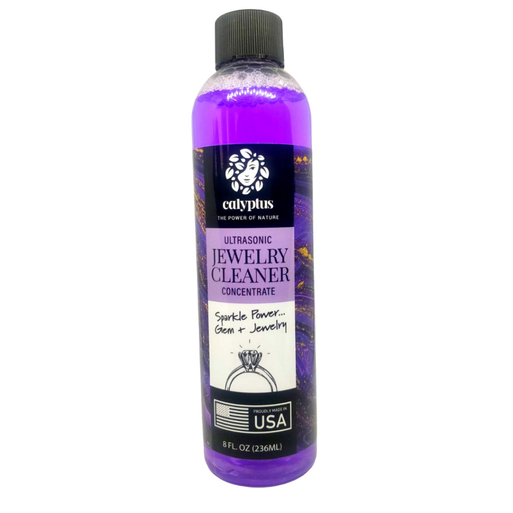 Calyptus Ultrasonic Jewelry Cleaner Concentrate Plant Based Gentle Power 8Fl.oz