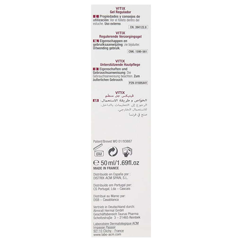 ACM Laboratoire Vitix Gel Repigmentation Regulating Gel Vitiligo Skin 50ml