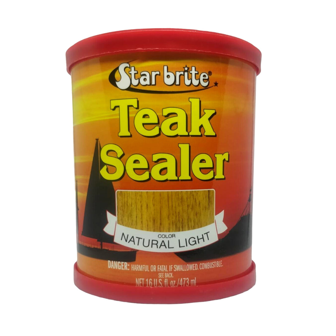 Star Brite Teak Sealer Natural Light Color One Coat Coverage For All - 473ml