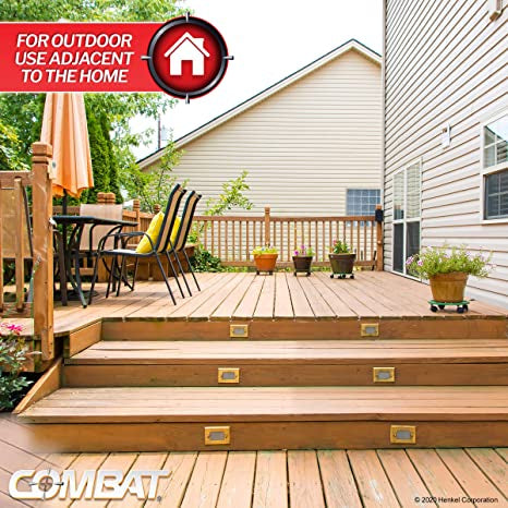 Combat Roach Bait Stations for Small Roaches Remove Roaches and Eggs 12 Count