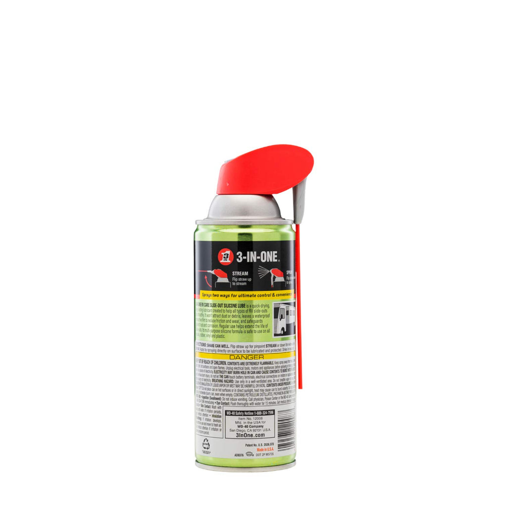 3-IN-ONE RV Care Slide Out Silicone Lube - 11 oz 311g