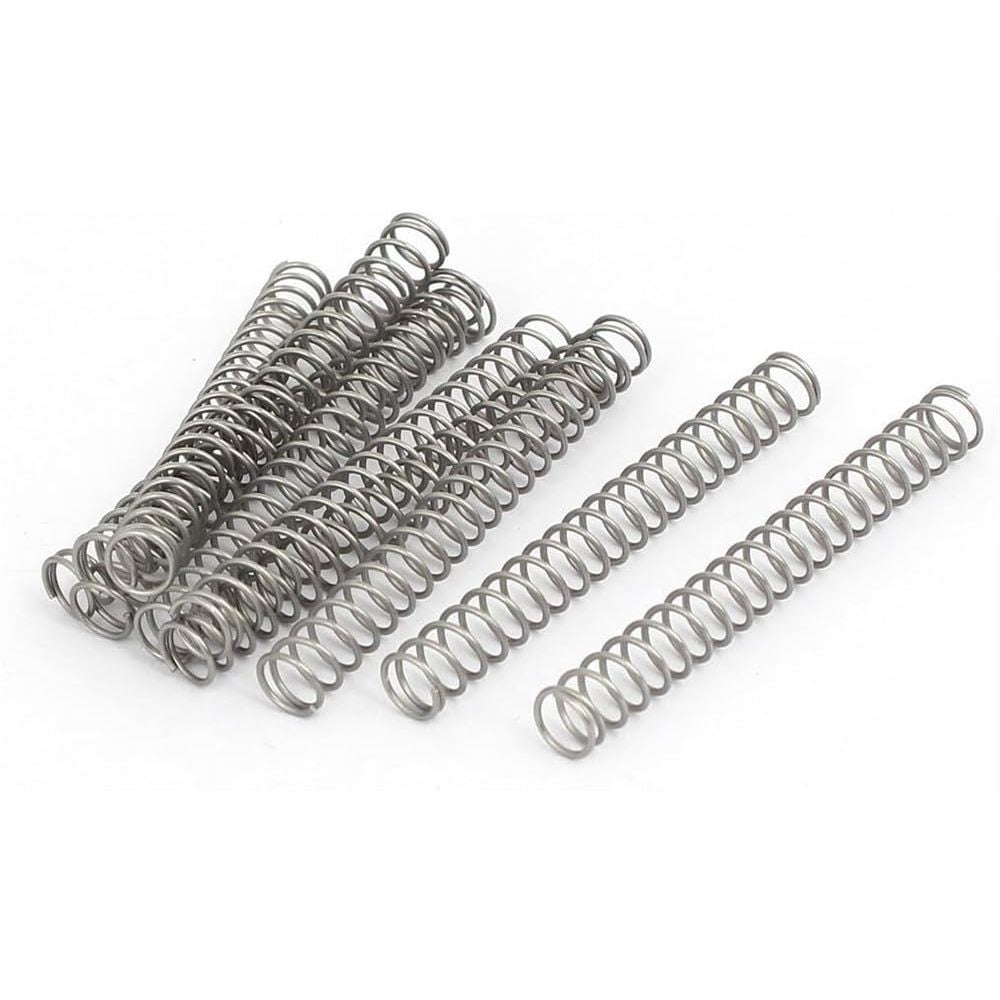 Compression Spring Stainless Steel, 8mm OD, 0.8mm Wire Size, 4.5mm Length, 20 pcs