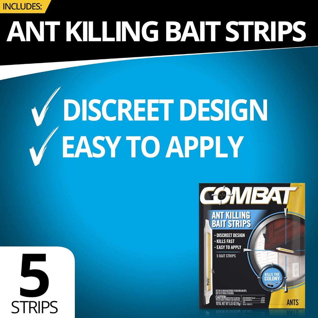 Combat Ant Killing Bait Strips Kills the Colony - 5 Bait Strips