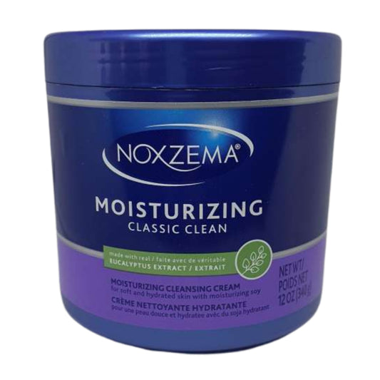 Noxzema Moisturizing Classic Cleansing Clean Cream With Eucalyptus Extract 12 Oz / 340g