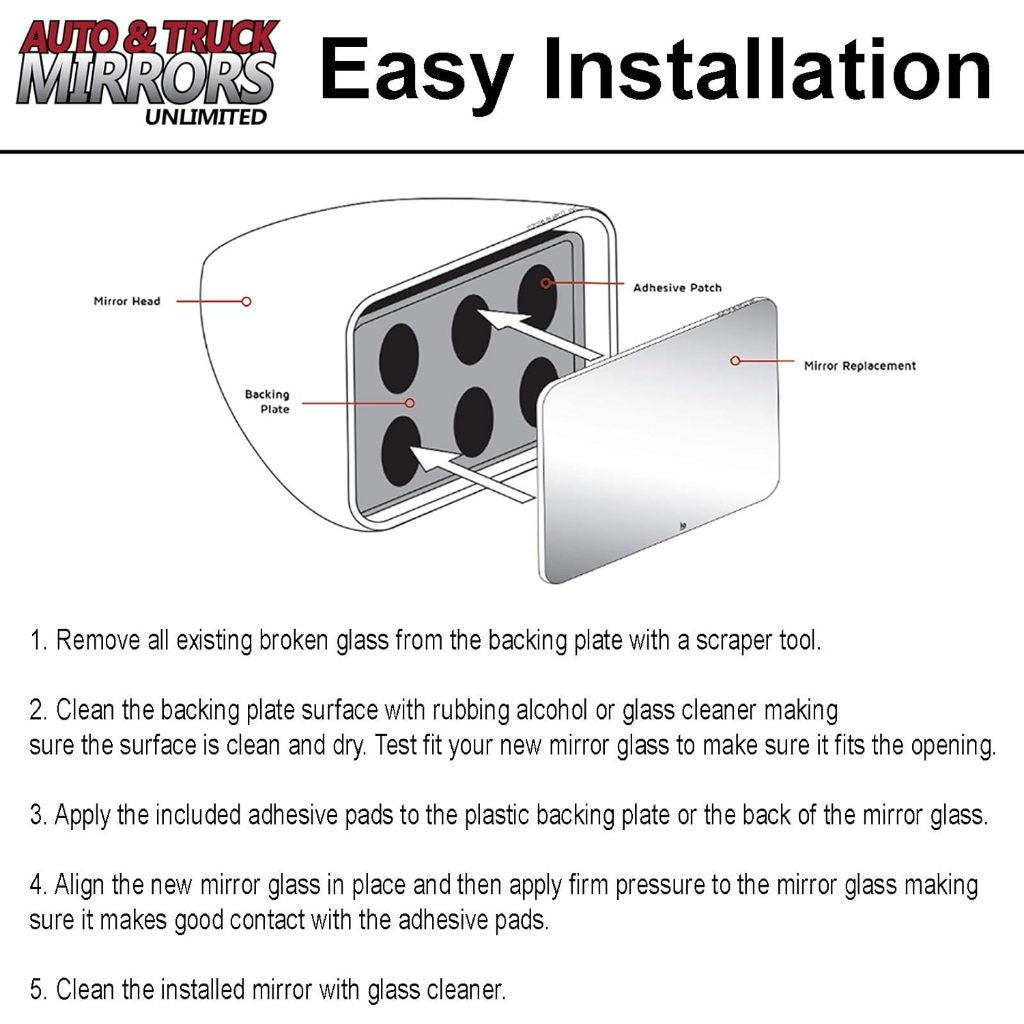 Burco Auto And Truck Mirrors Unlimited Automotive Mirror Glass Replacement