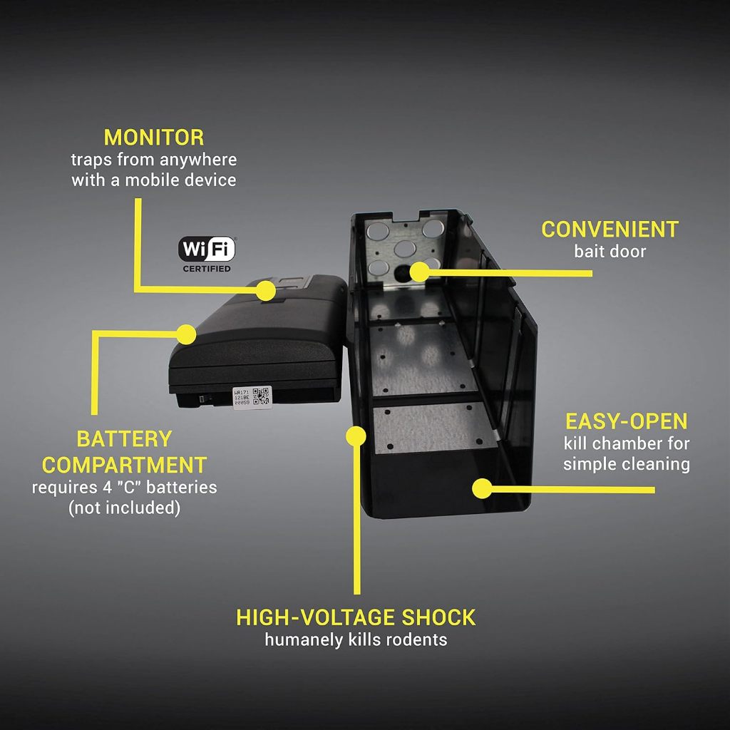 Victor Smart Electronic Rat Trap Receive Alerts On Your Mobile Device, 1 Trap Included