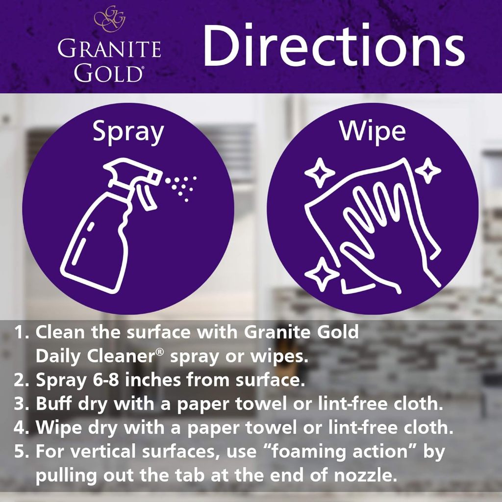 Granite Gold Polish By Stone Care Experts 24 fl oz/ 710ml