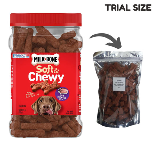 Milk Bone Soft & Chewy Made With Real Chuck Roast Dog Snacks 18oz