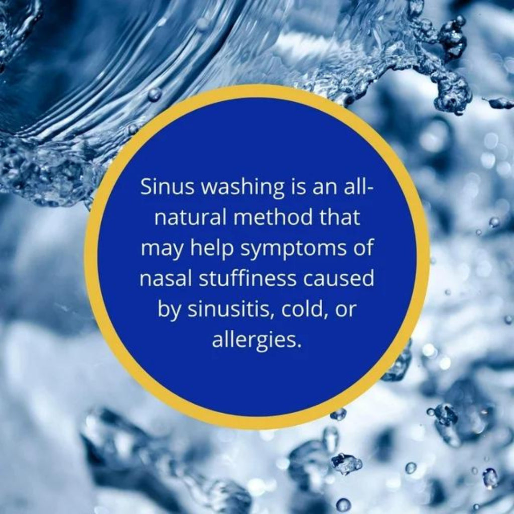 Equate All Natural Saline Packets Sinus Wash Refills Nasal Congestion - 50 Packets