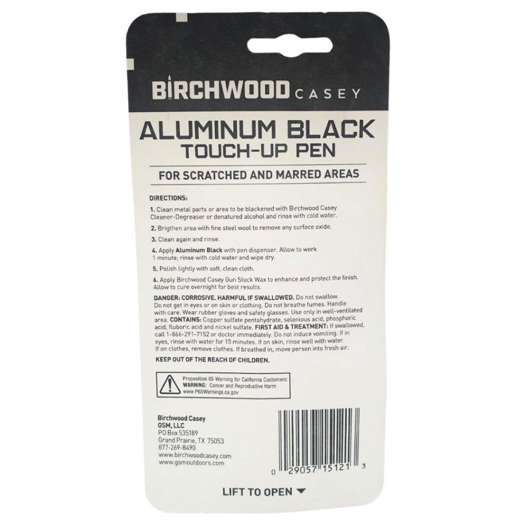 Birchwood Aluminum Black Touch-Up Pen for Scratched and Marred Areas