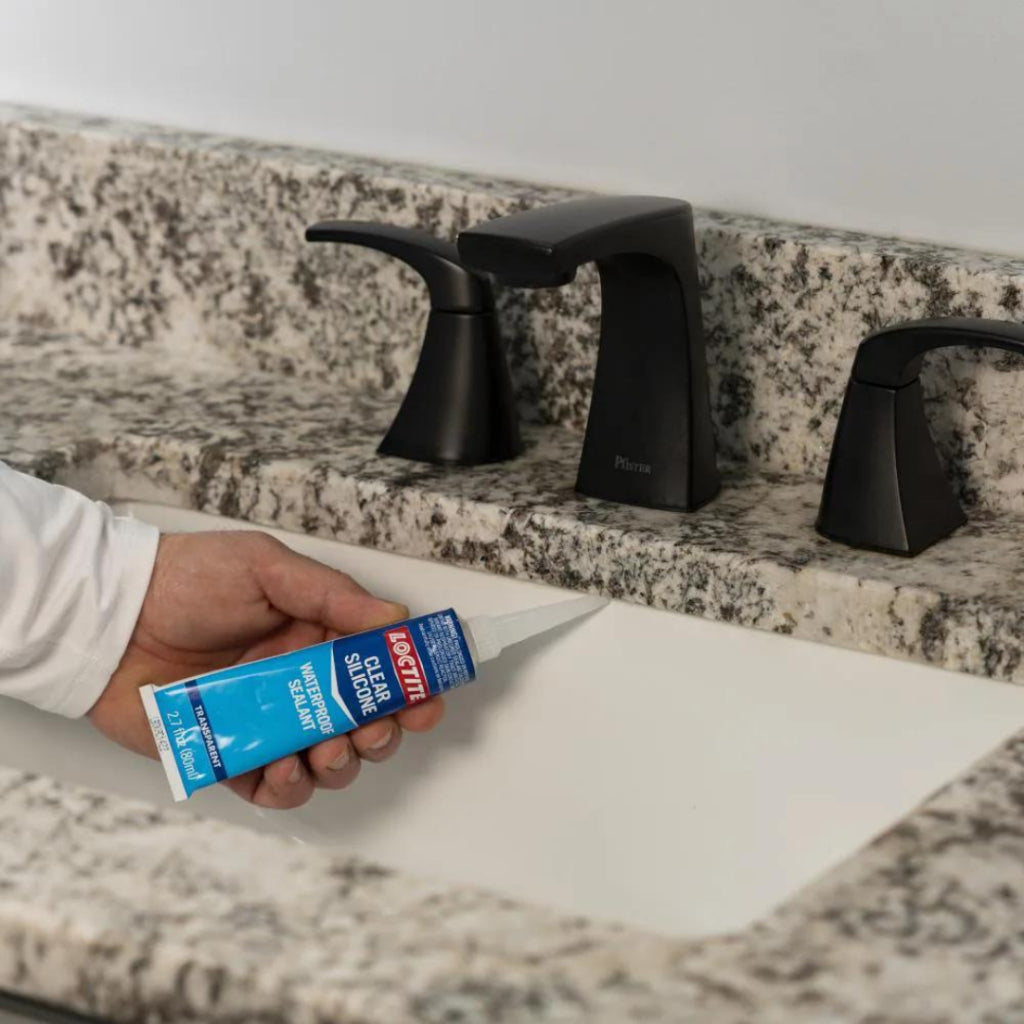 Loctite Clear Silicone Waterproof Sealant Transparent - 2.7 fl oz / 80ml