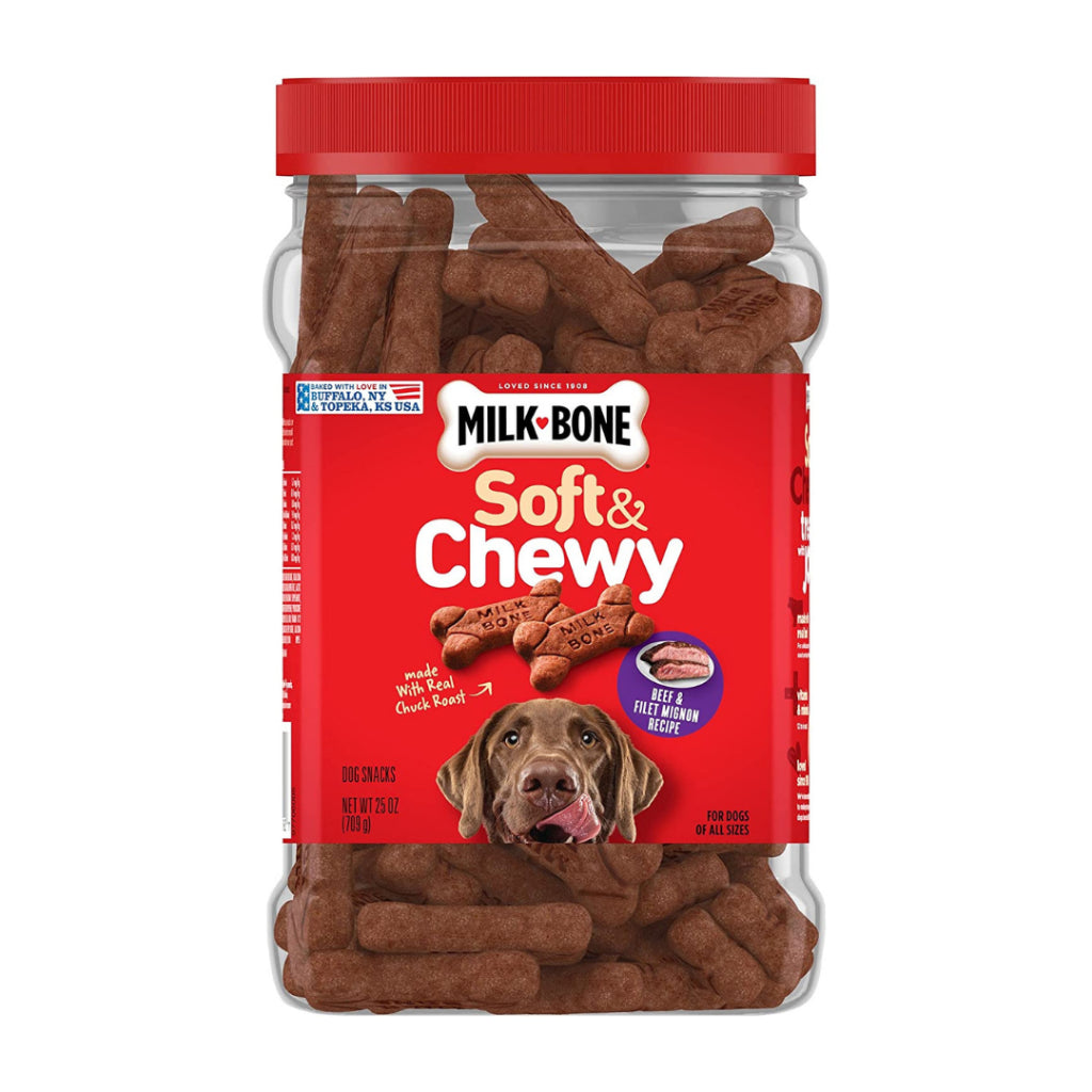 Milk Bone Soft & Chewy Made With Real Chuck Roast Dog Snacks 18oz