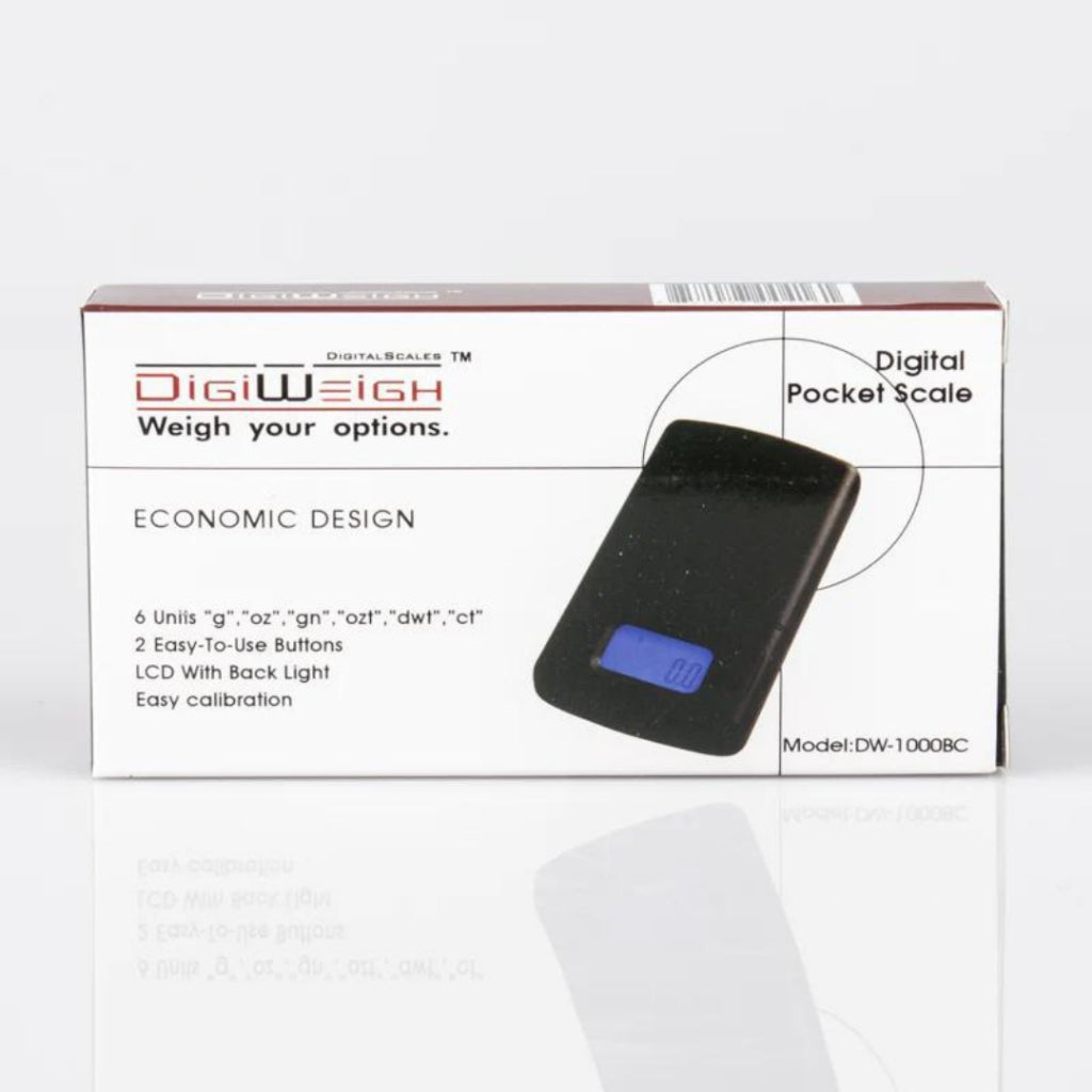 DigiWeigh Digital Pocket Scale Economic Design Model : DW-1000BC