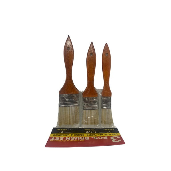 Polyester for Interior & Exterior 3 Piece Brush Set (60951)
