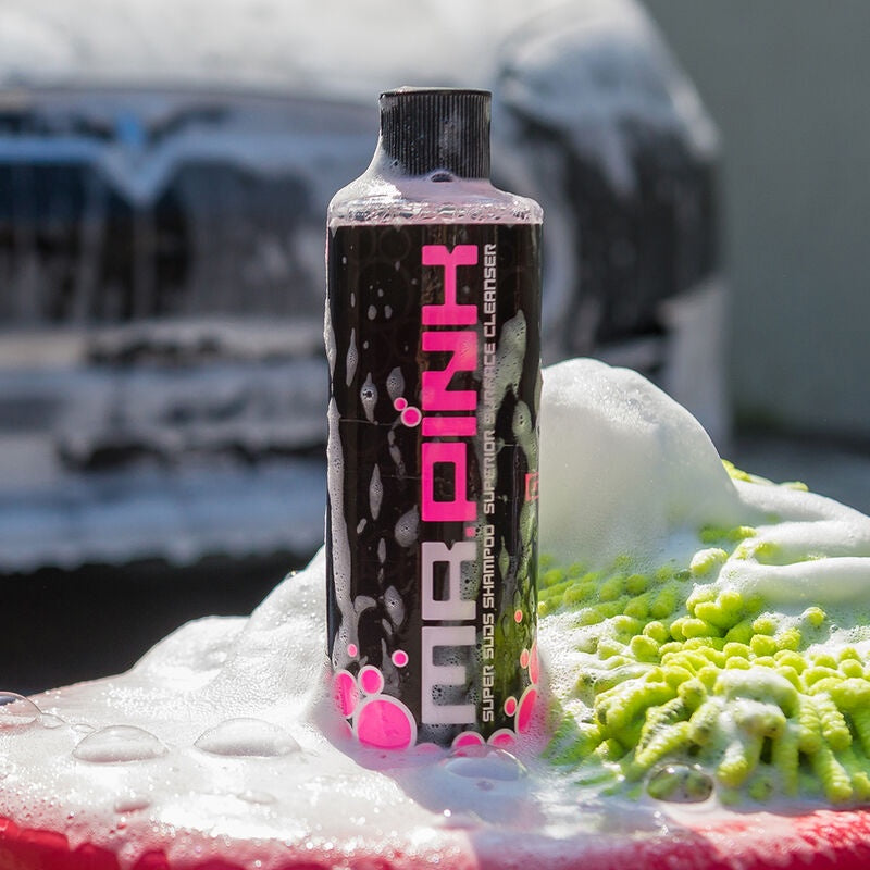 Chemical Guys Mr. Pink Super Suds Car Shampoo Superior Surface Cleanser Candy Scent 16 Fl Oz