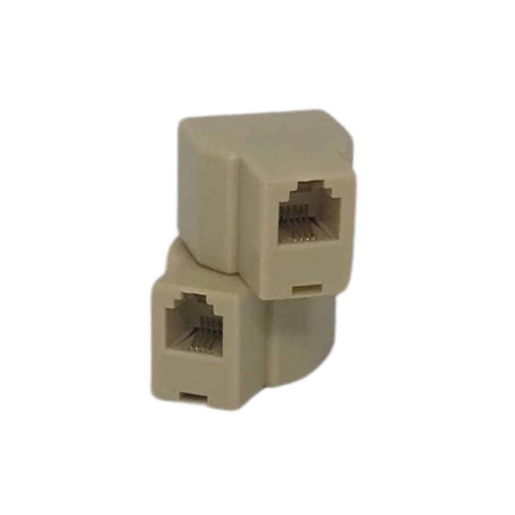Sinag Electronical Devices 2 Way Outlet Telephone Jack Line Adapter 2 Count