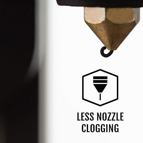 Hatchbox 1.75mm Diameter 3D Filament Polylactic Acid 1 KG Per Spool Black