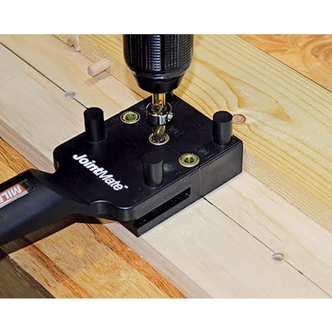 Milescraft JointMate Milescraft Drill 1319 Handheld Dowel Jig for Corner Edge and Surface Joints