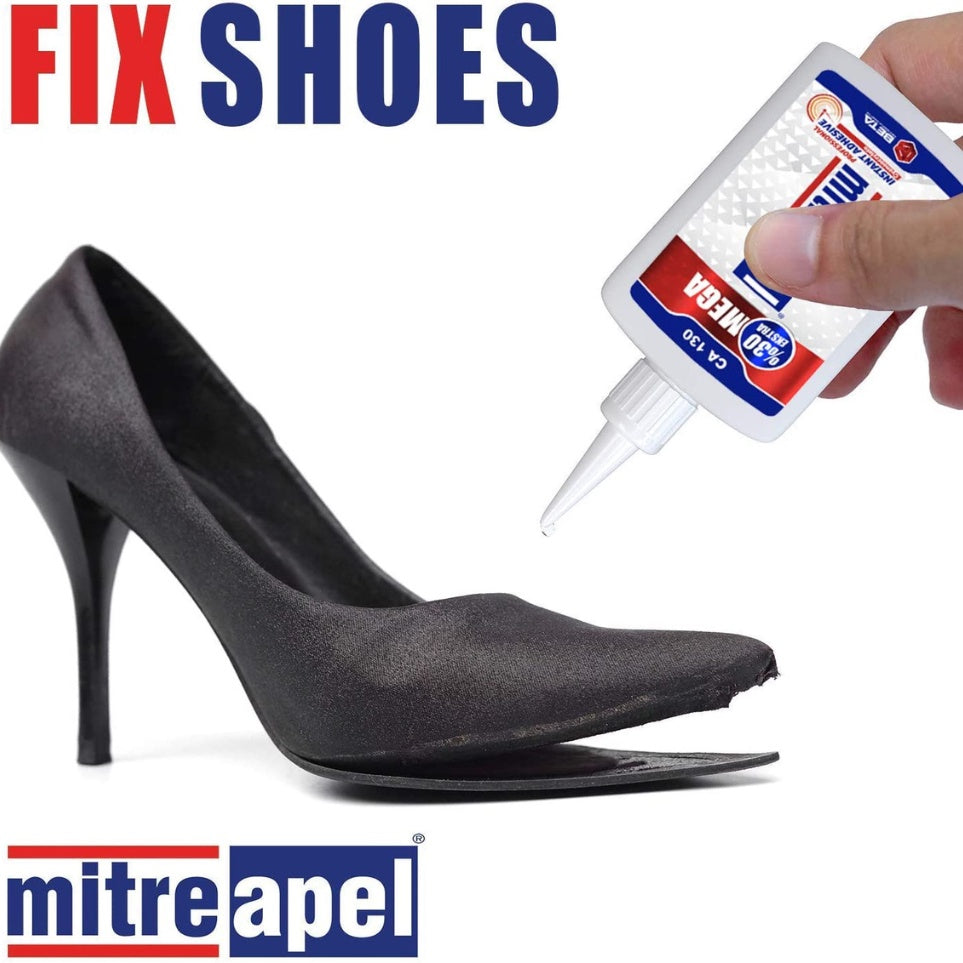 Mitreapel Super CA 130 Instant Adhesive 4.5 Oz With AC 500 Spray Adhesive Activator 16.9 Fl Oz