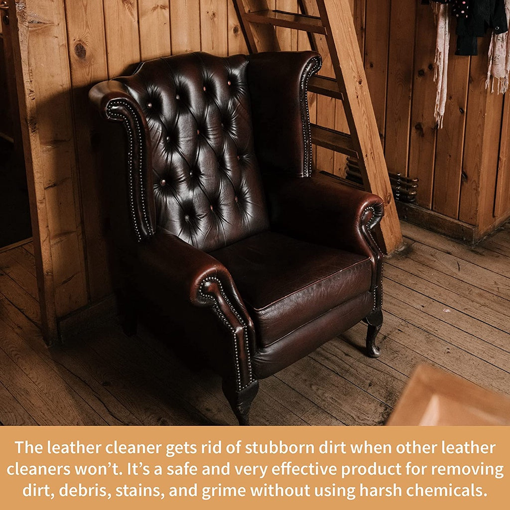 Furniture Clinic Leather Care Kit To Clean Condition & Protect All Items Of Leather Pack Of 2 1 Box