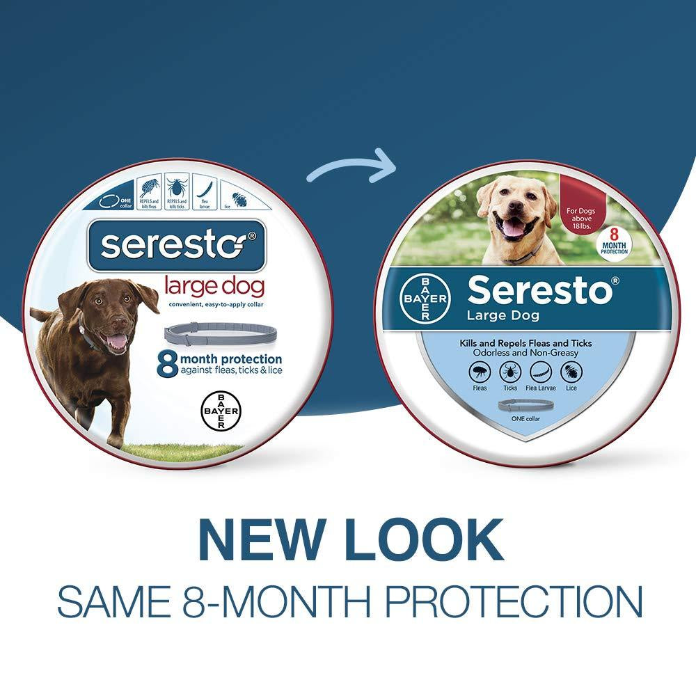 Bayer Animal Health Seresto Flea and Tick Collar for Large Dogs