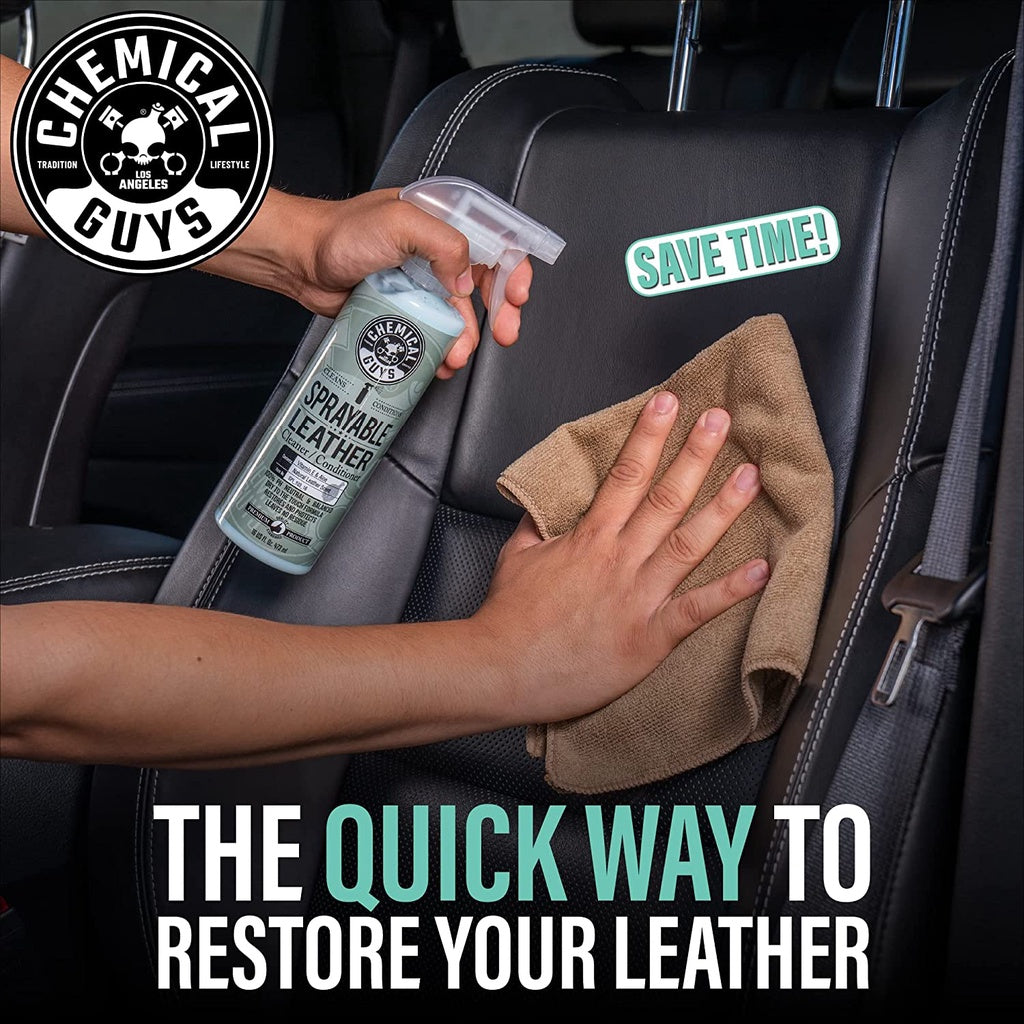 Chemical Guys Sprayable Leather Cleaner And Conditioner 16 Fl Oz / 473ml (SPI_103_16)