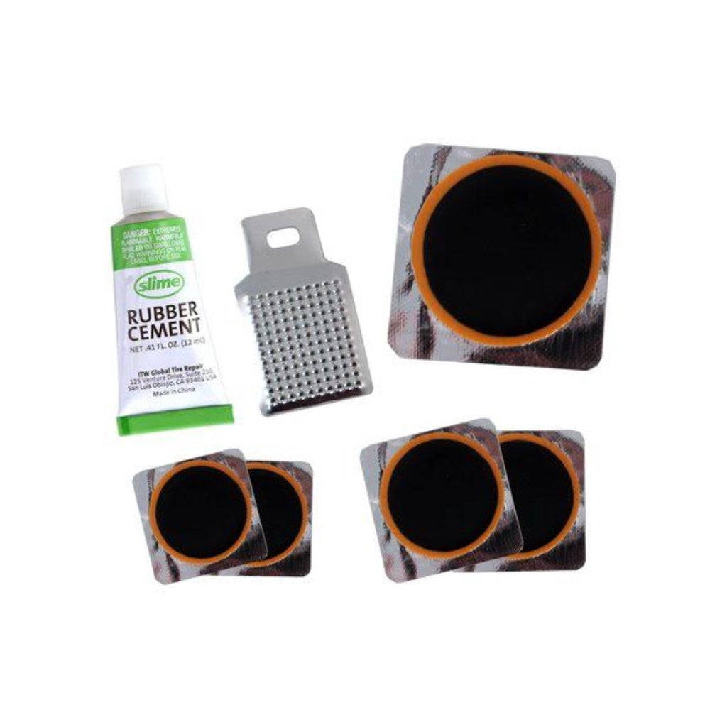 Slime Tube Patch Kit For Bikes And Other Inflatables 7 Piece Kit (1022-A)
