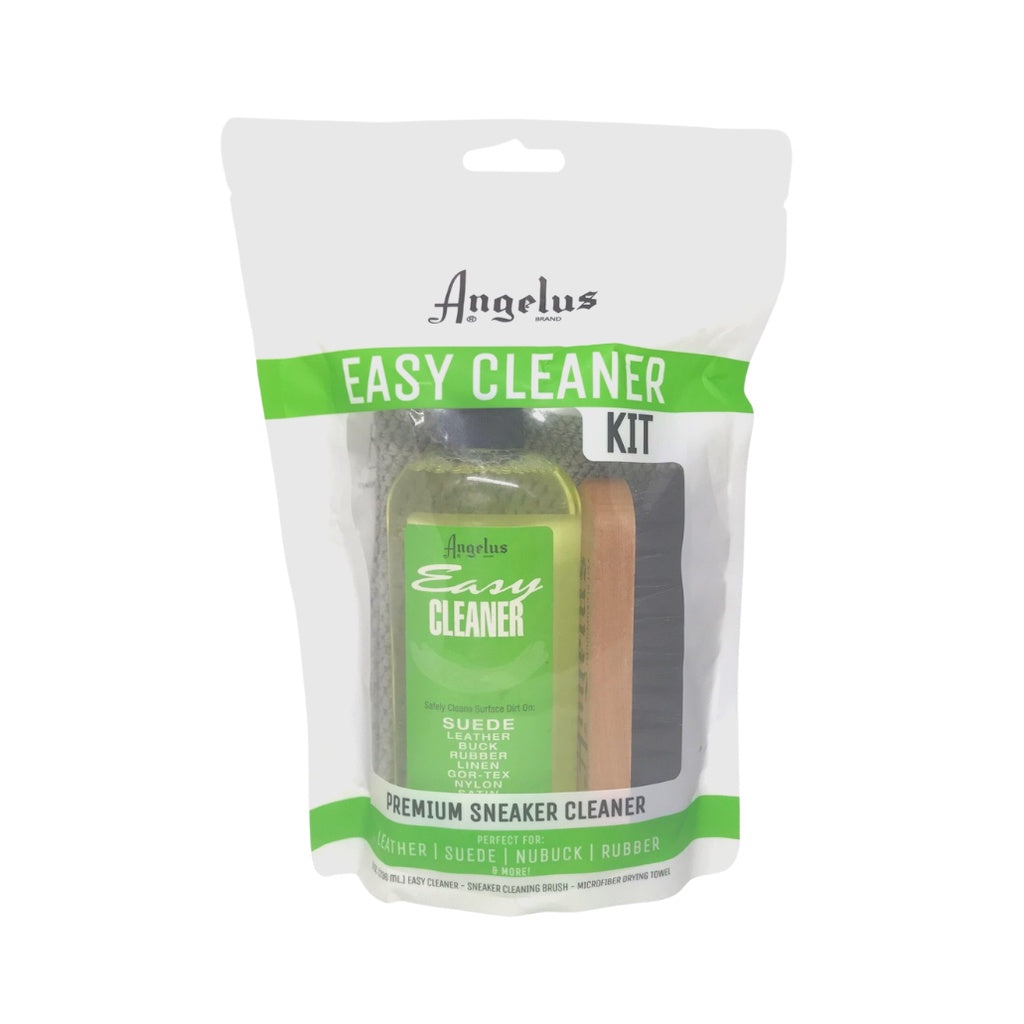 Angelus Easy Cleaner Kit For Sneaker With Cleaning Brush And Microfiber Towel 8 Fl Oz (236ml)