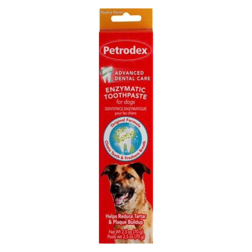 Petrodex Advanced Dental Care Toothpaste for Dogs, Poultry Flavor, 70 g / 2.5 oz.